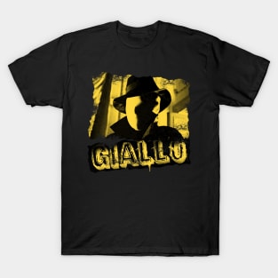 Giallo TShirt Retro 70s Italian Horror Film Distressed Look T-Shirt